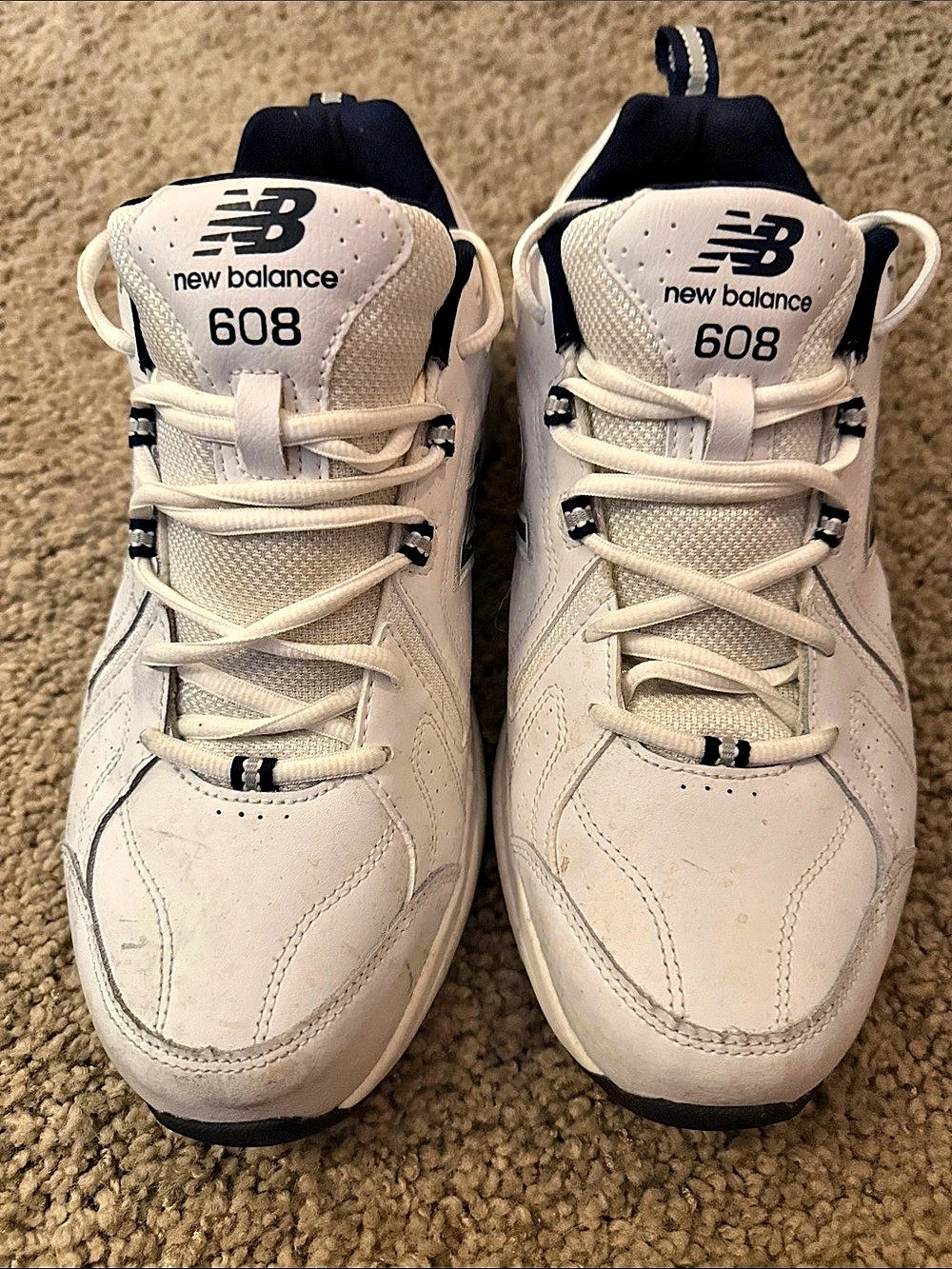 New Balance 608 Men's White & Black Sneakers US 12.5